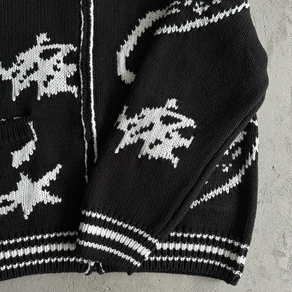 Grobstrickpullover Corteiz aus Jacquard 