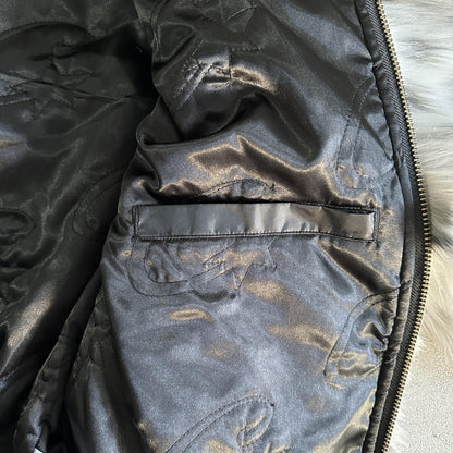 Corteiz Pelzjacke mit Kapuze