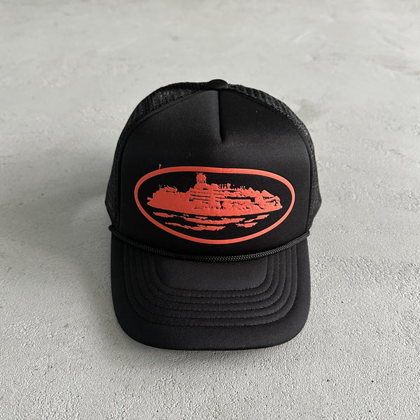 Gorra de camionero de espuma estampada Corteiz