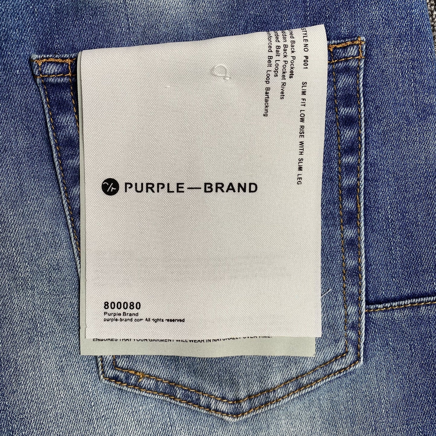 Schmale Jeans der Marke Purple Brand