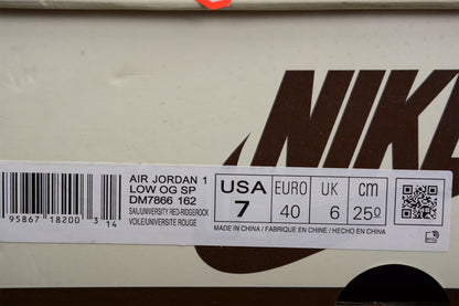 Air Jordan 1 Retro Low OG SP Travis Scott Reverse Mocha