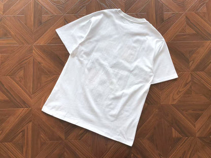 Maglietta con lacrime di denim 