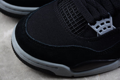 Air Jordan 4 Retro „Schwarze Leinwand“ 