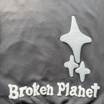 Broken Planet Universe Schwarzes Loch Hoodie 