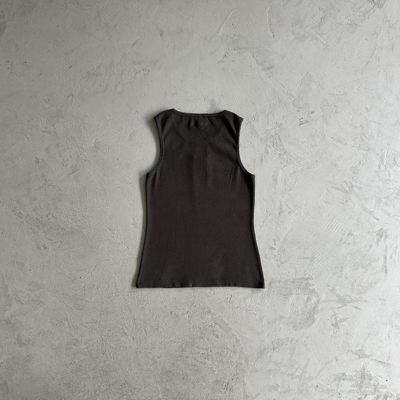Broken Planet Mens Washed Ribbde Tank Top