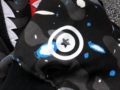 Felpa con cappuccio Bape