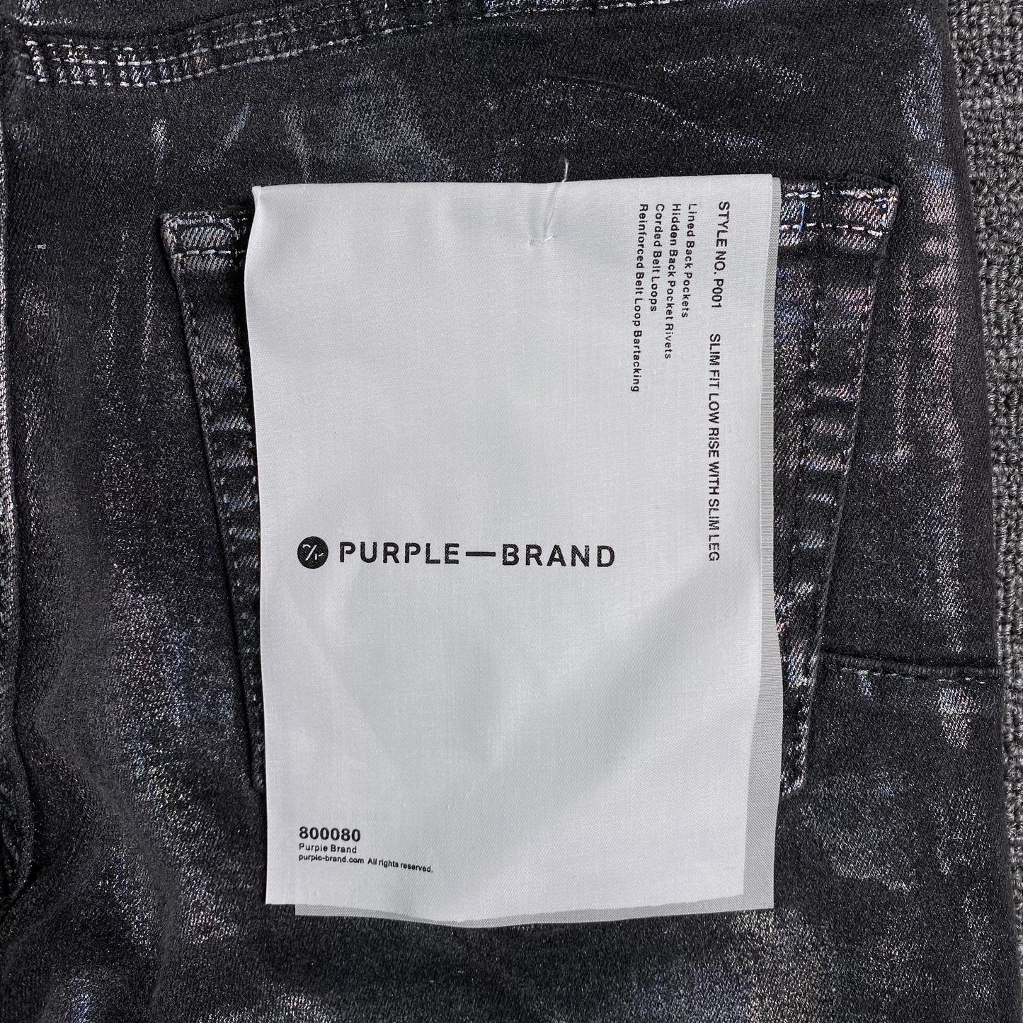Schmale Jeans der Marke Purple Brand