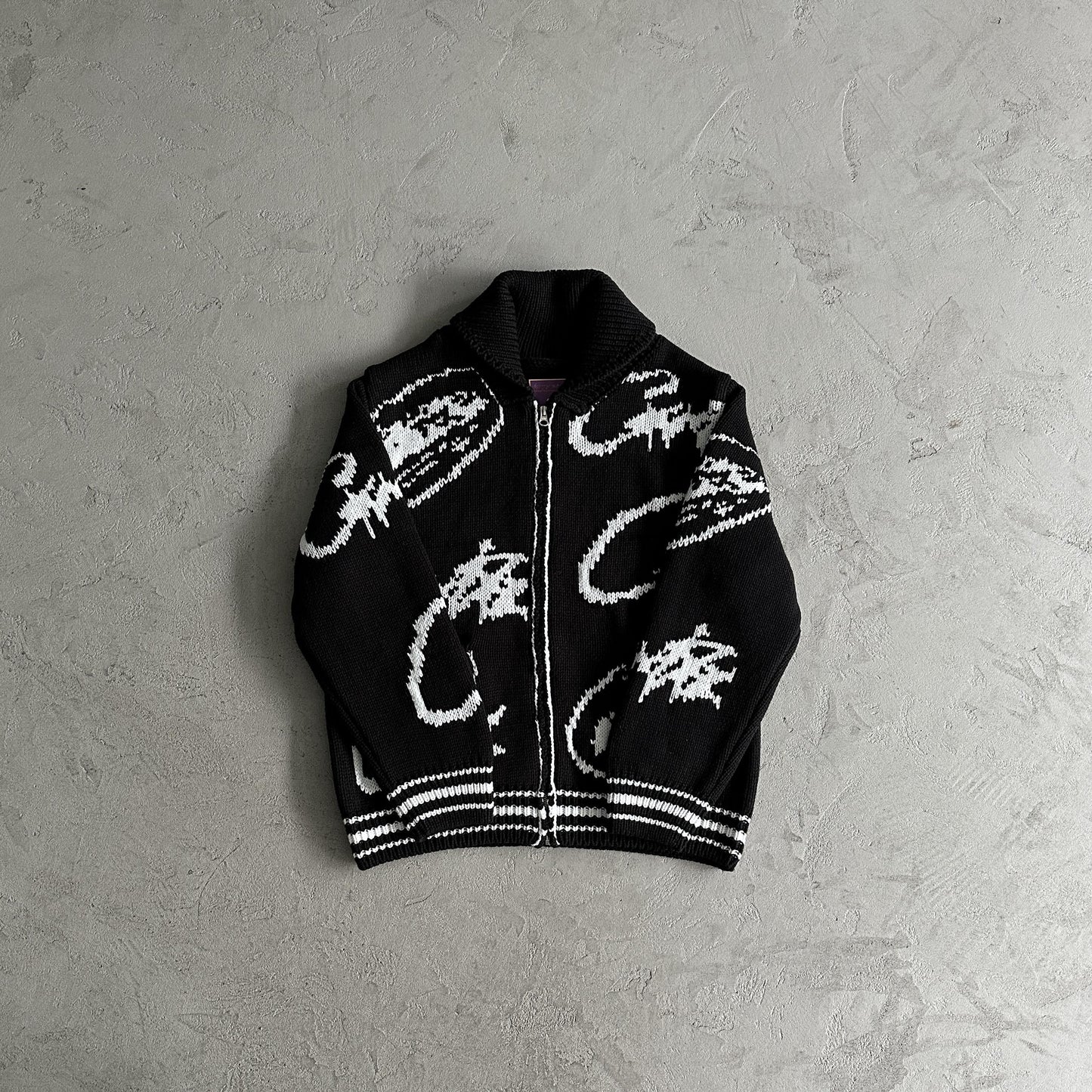 Grobstrickpullover Corteiz aus Jacquard 