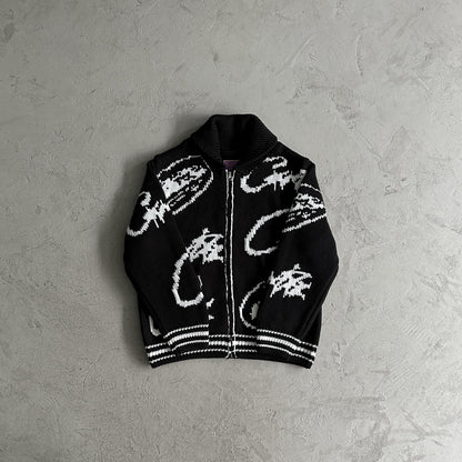 Grobstrickpullover Corteiz aus Jacquard 