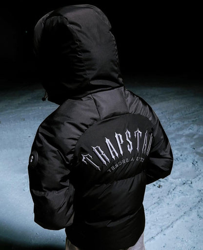 Trapstar Decoded Arch Pufferjacke Schwarz 