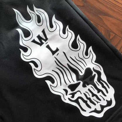 Pantaloncini con strappi in denim 