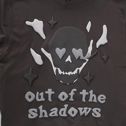 Broken Planet Herz-Totenkopf-Kapuzenpullover 