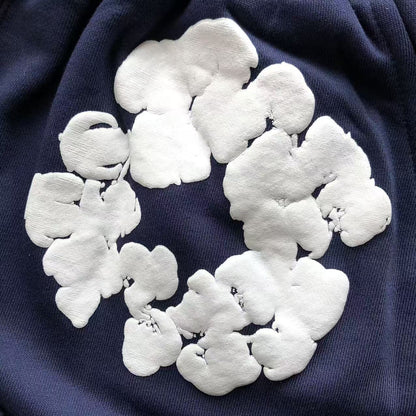 Pantaloncini con strappi in denim 