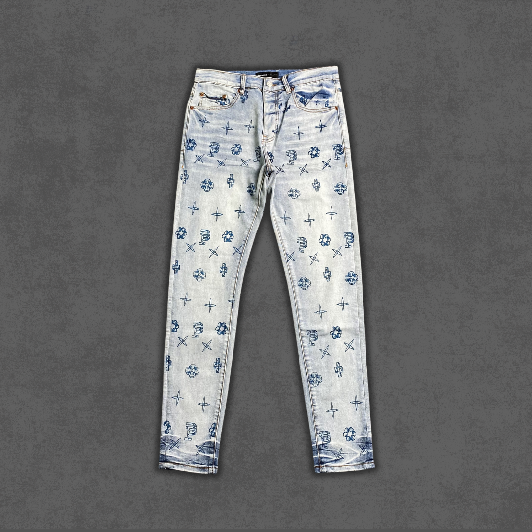 Schmale Jeans der Marke Purple Brand