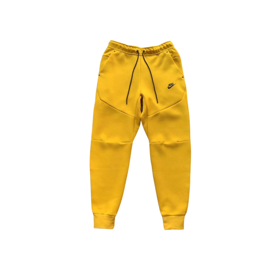Nike tech fleece pants yellow sales