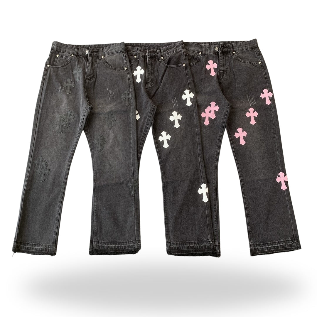Jeans sales chrome hearts