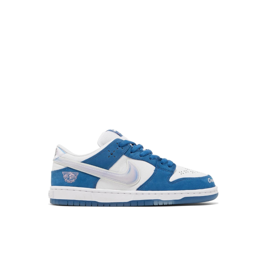 Born x Raised x Nike SB Dunk Low Bianco Blu 