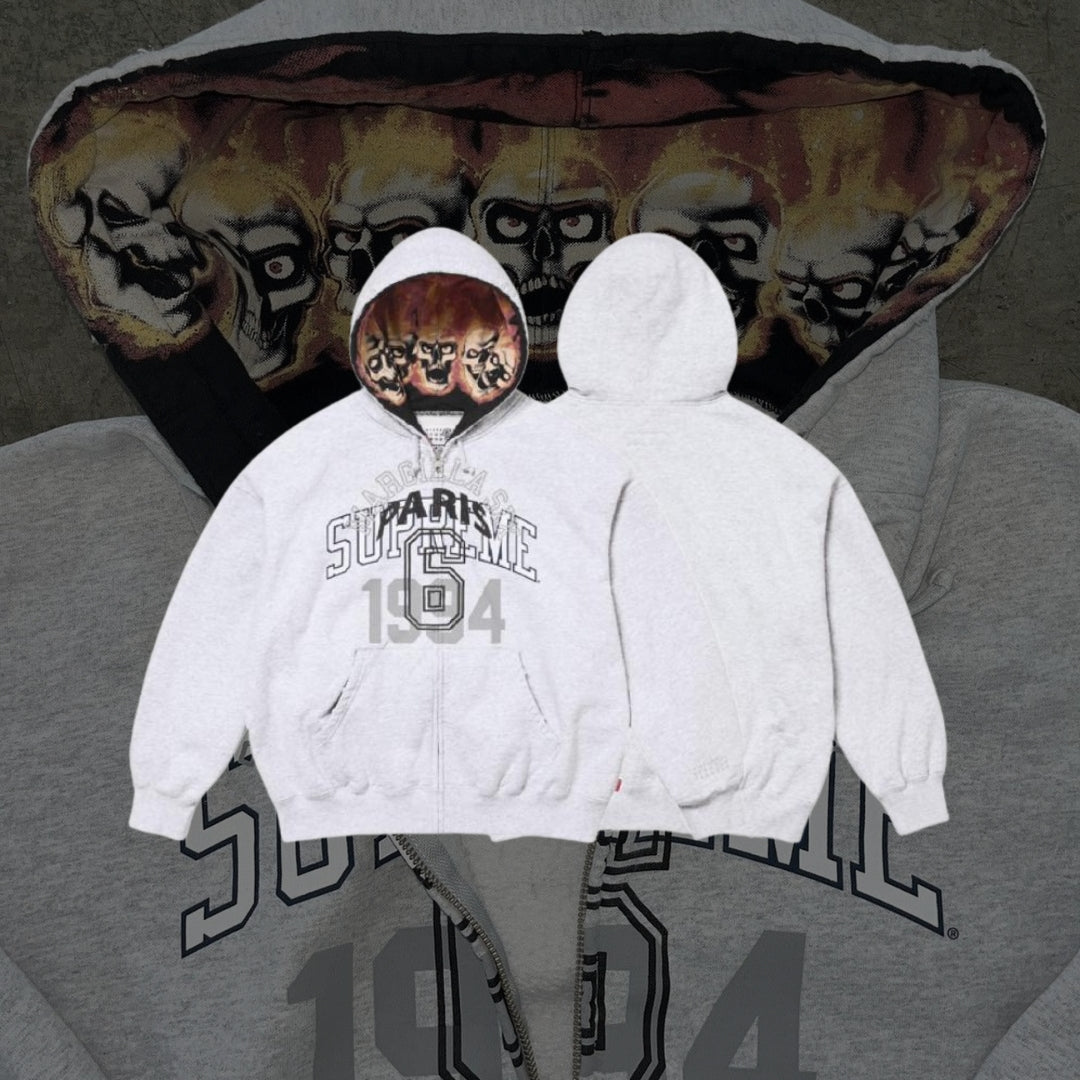 Supreme MM6 Maison Margiela Kapuzenjacke mit Reißverschluss