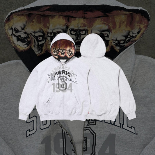 Felpa con cappuccio e zip Supreme MM6 Maison Margiela