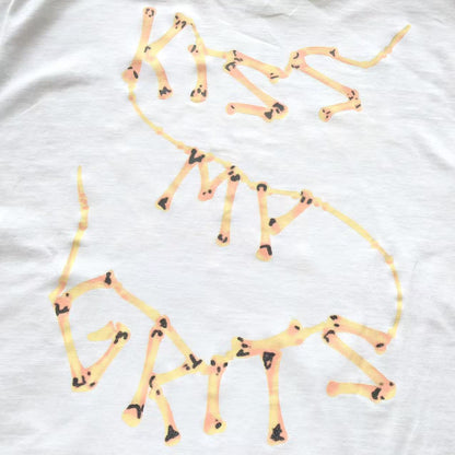 Maglietta con lacrime di denim 