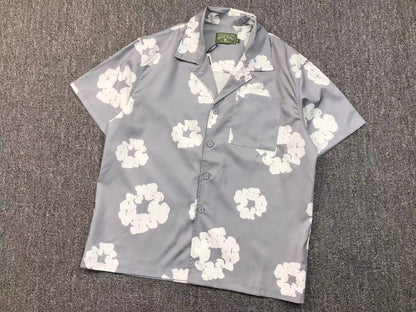 Tuta da bagno con strappi in denim