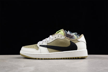 Air Jordan 1 Retro Low Golf Travis Scott Neutral Olive