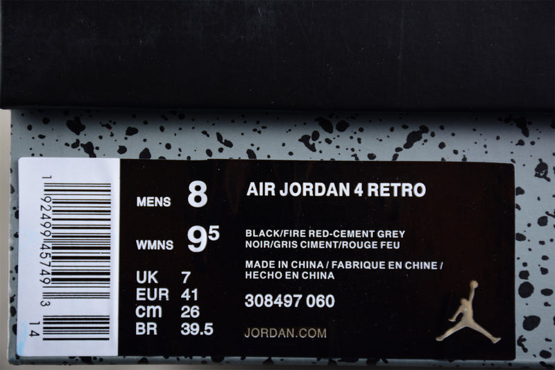 Air Jordan 4 Retro Bred
