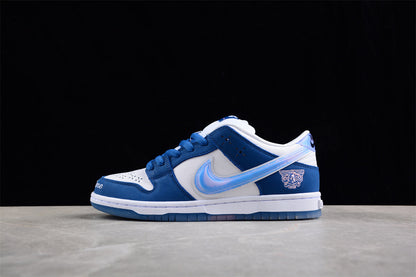 Born x Raised x Nike SB Dunk Low Bianco Blu 