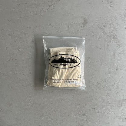 Corteiz Velvet Trackset Creme 