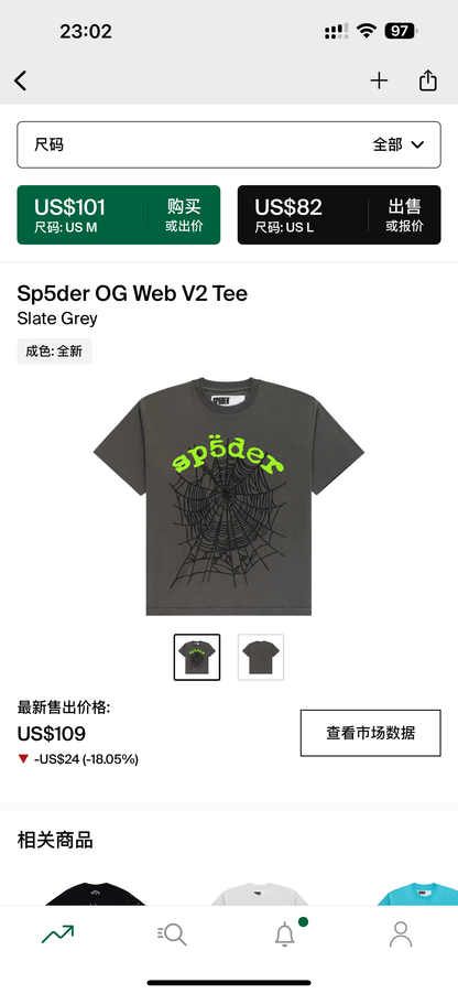 T-shirt Sp5der