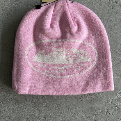 Corteiz Demon Beanie - Beige Mütze