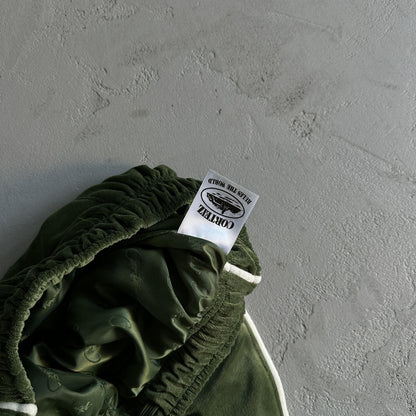 Corteiz Velvet Trackset Grün 