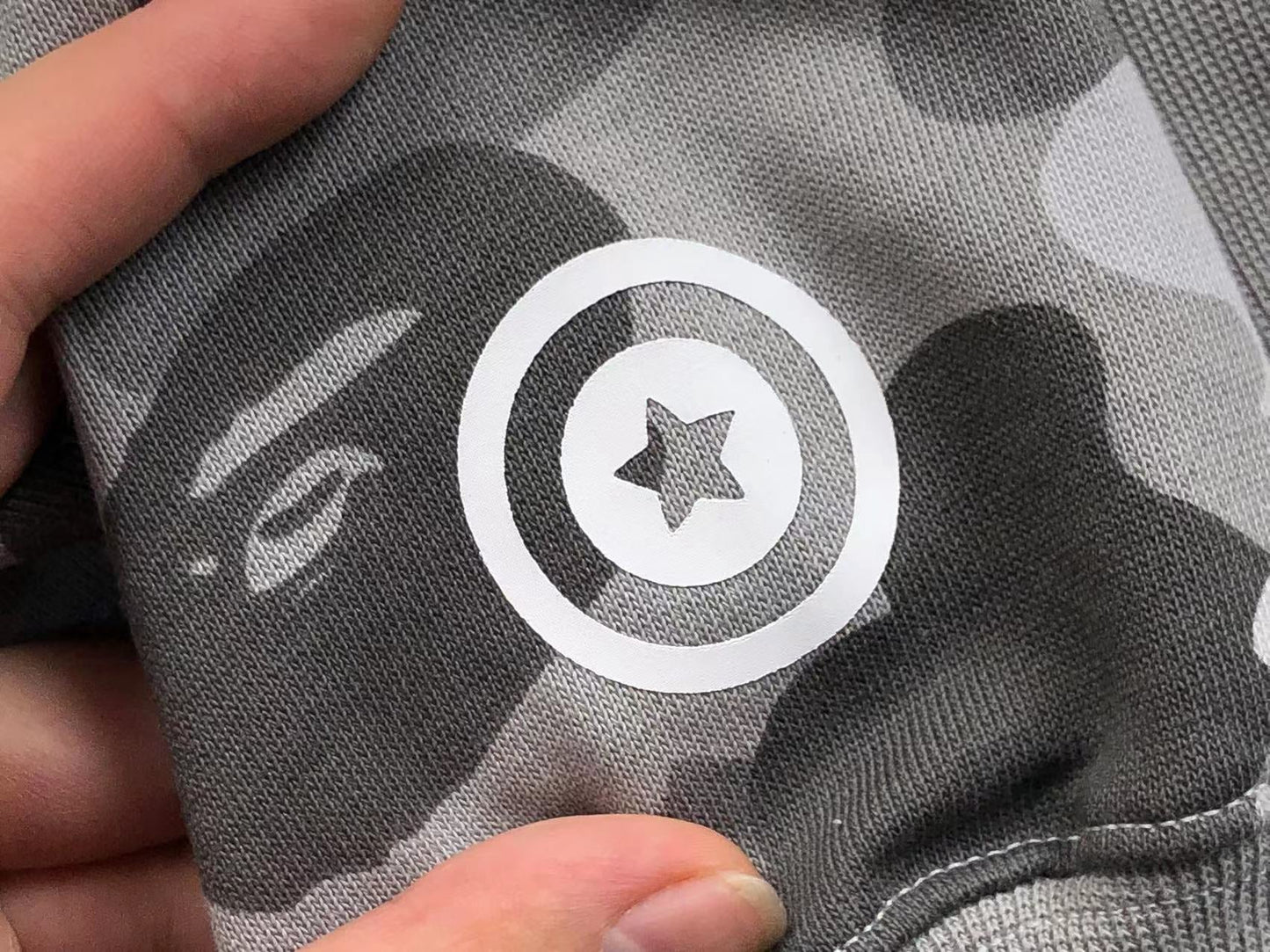 Felpa con cappuccio Bape