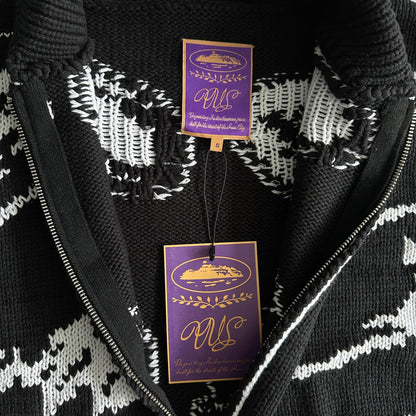 Grobstrickpullover Corteiz aus Jacquard 