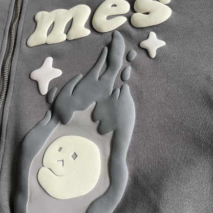 Broken Planet – Twin Flames – Kapuzenpullover mit Reißverschluss 