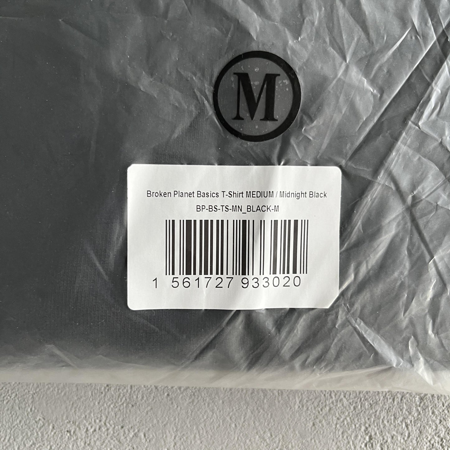 Maglietta corta con lettera base Broken Planet 