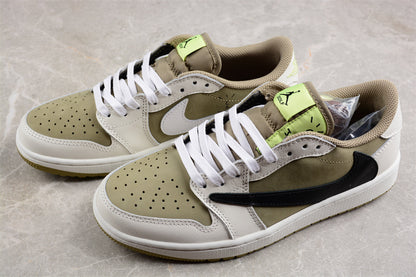 Air Jordan 1 Retro Low Golf Travis Scott Neutral Olive