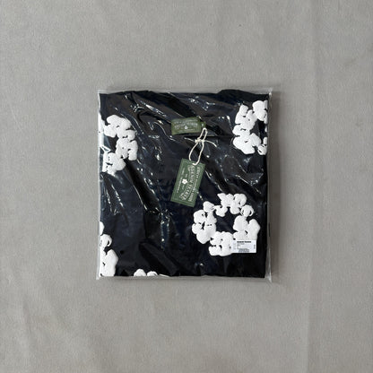 Maglietta con lacrime di denim 