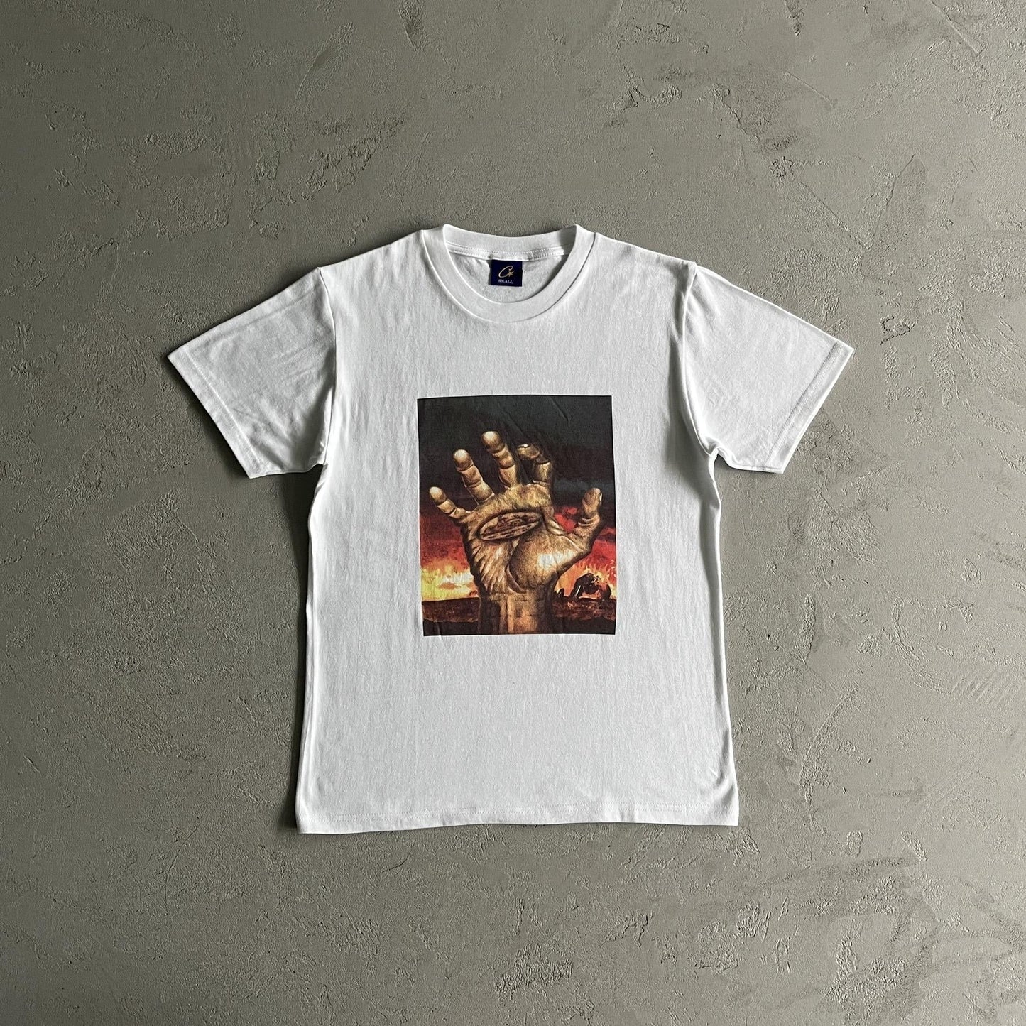 Corteiz Hand Weißes T-Shirt 