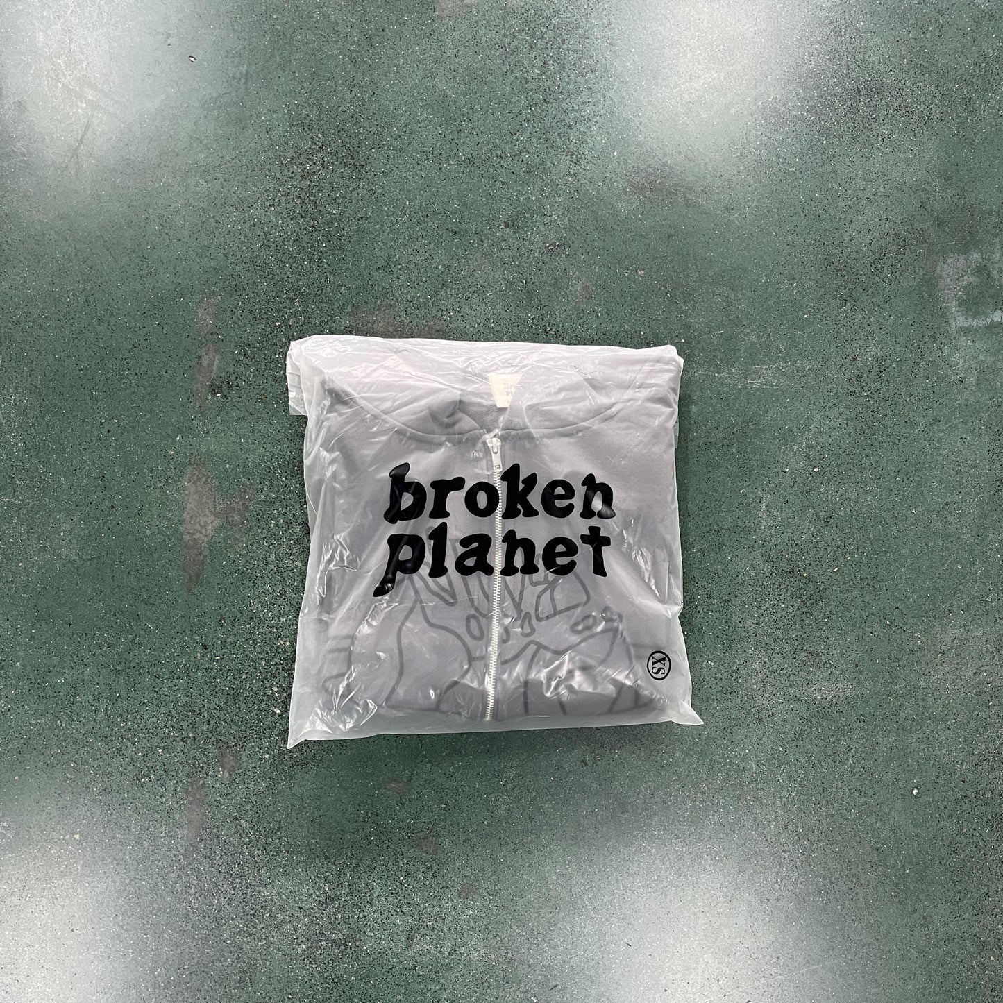 Broken Planet Planet Kapuzenpullover mit Reißverschluss 