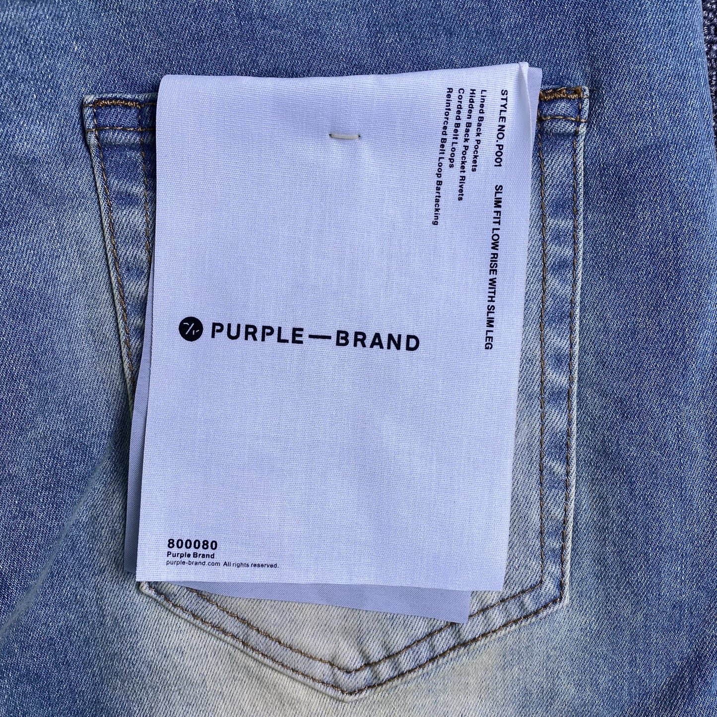 Schmale Jeans der Marke Purple Brand