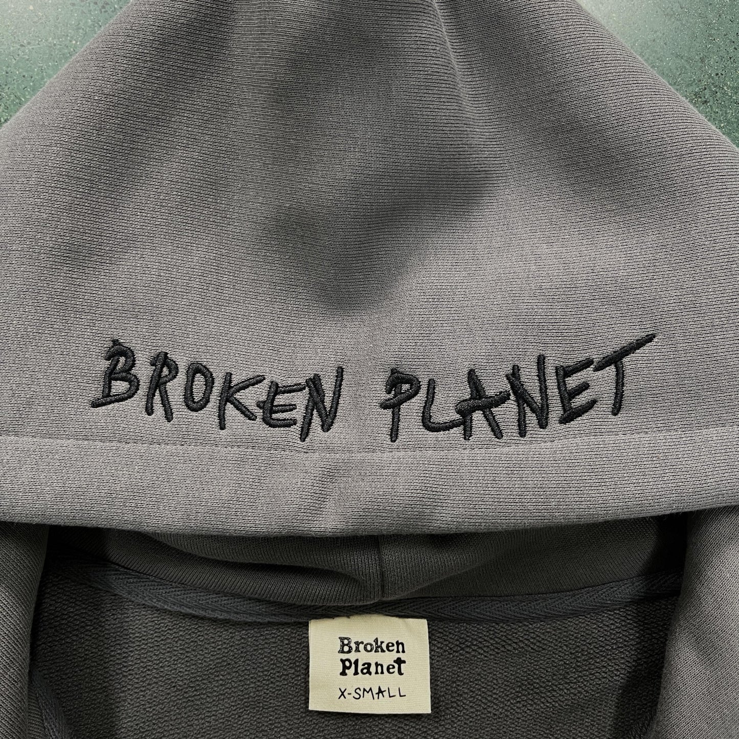 Broken Planet Planet Kapuzenpullover mit Reißverschluss 