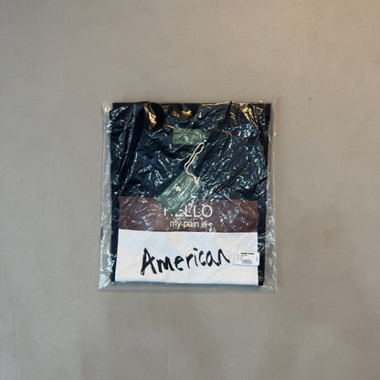 Maglietta con lacrime di denim 