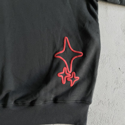 Broken Planet Skelett-Kapuzenpullover mit Reißverschluss 