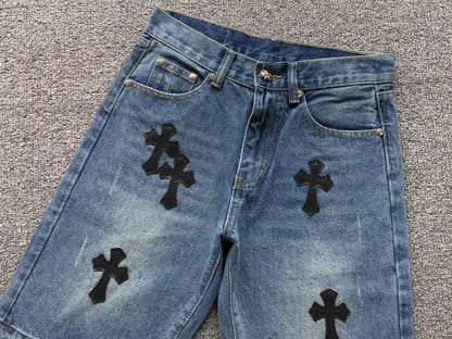 Chrome Hearts Jeansshorts