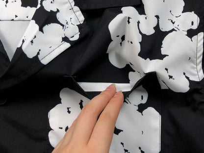 Tuta da bagno con strappi in denim