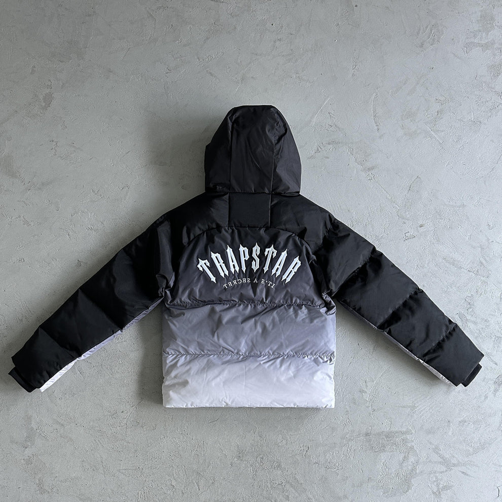 Trapstar Decoded Arch Puffer Jacket Black Gradient – AFONTEPLUG