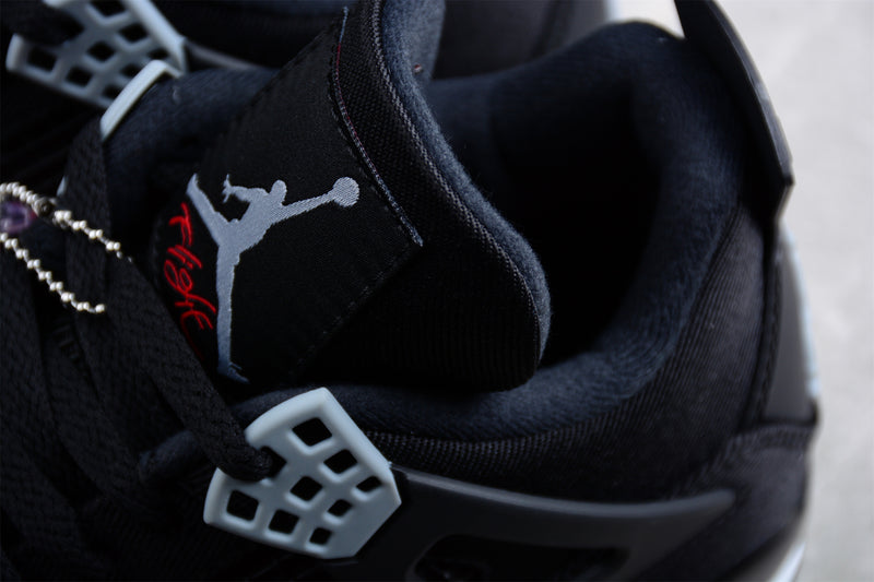 Air Jordan 4 Retro "Black Canvas"