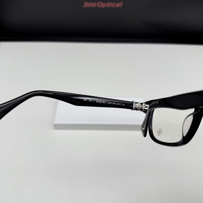Brille mit verchromten Herzen