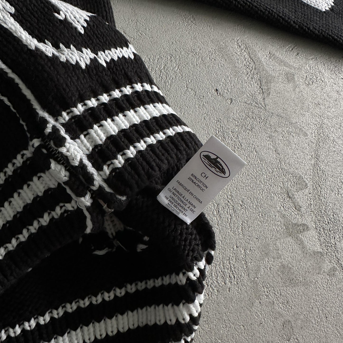 Grobstrickpullover Corteiz aus Jacquard 